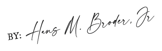 Hans M. Broder, Jr. | Author